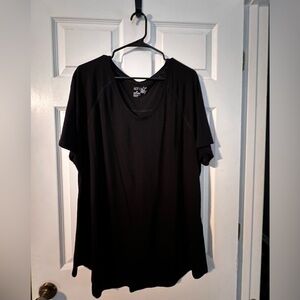Women’s Terra and Sky Black Tunic Size 2X